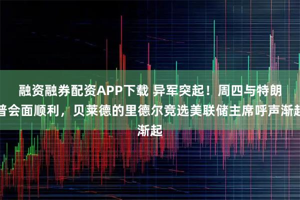 融资融券配资APP下载 异军突起！周四与特朗普会面顺利，贝莱德的里德尔竞选美联储主席呼声渐起